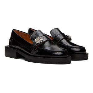 Black Jewel Loafers